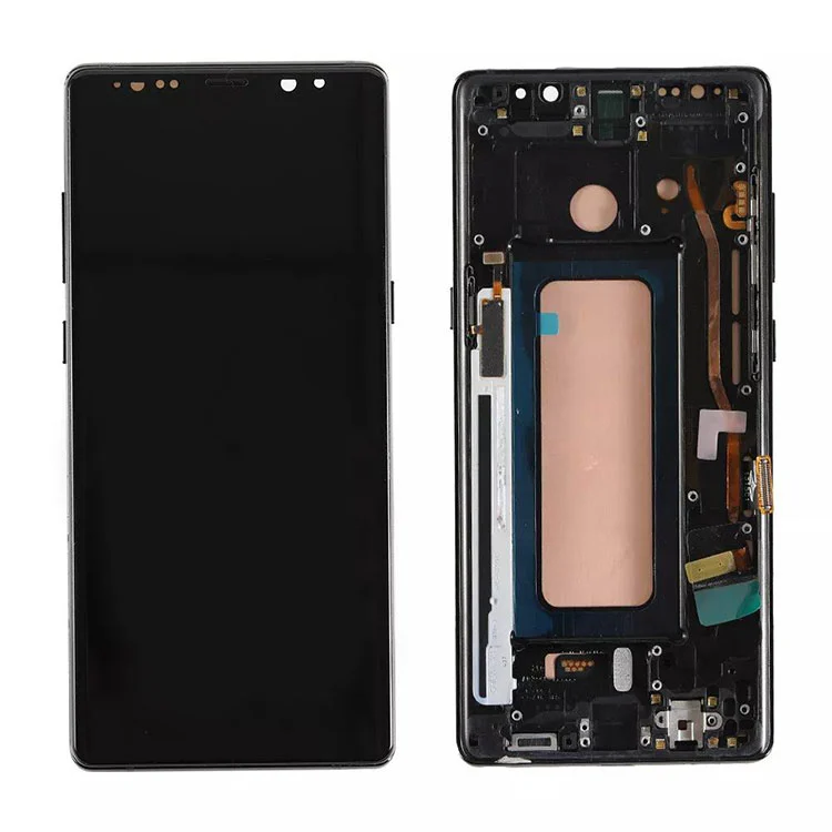 Samsung Galaxy Note 8 LCD OLED Digitizer Digitizer muntaia markoarekin