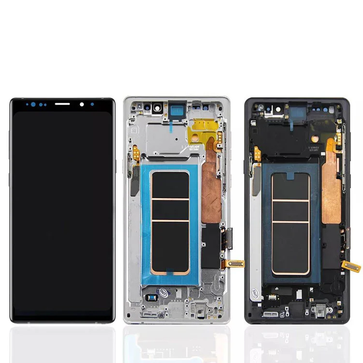 Samsung Galaxy Note 9 LCD OLED pantailaren digitalizazio muntaia markoarekin