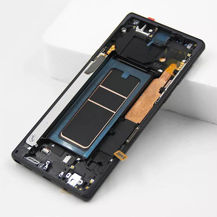 Samsung Galaxy Note 9 LCD OLED pantailaren digitalizazio muntaia markoarekin