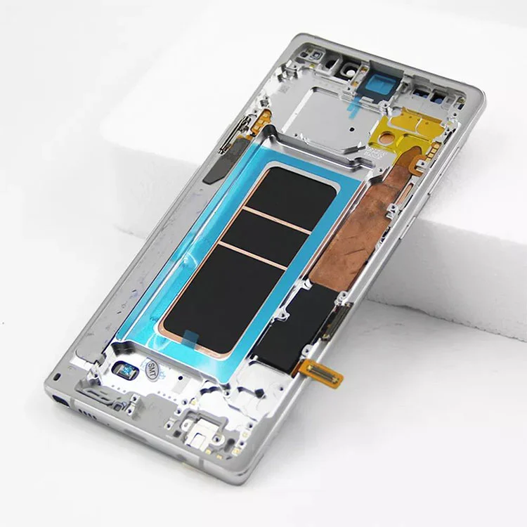 Samsung Galaxy Note 9 LCD OLED pantailaren digitalizazio muntaia markoarekin