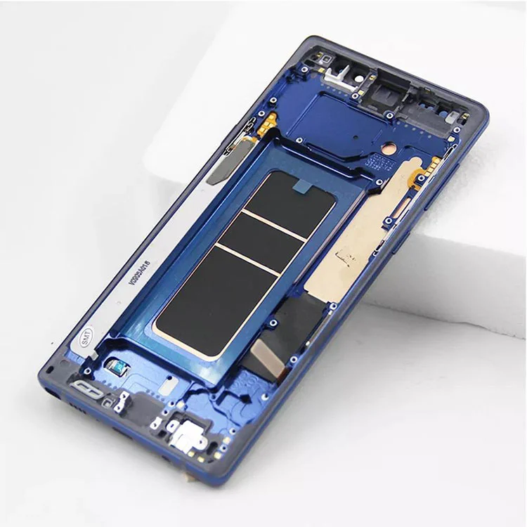 Samsung Galaxy Note 9 LCD OLED pantailaren digitalizazio muntaia markoarekin