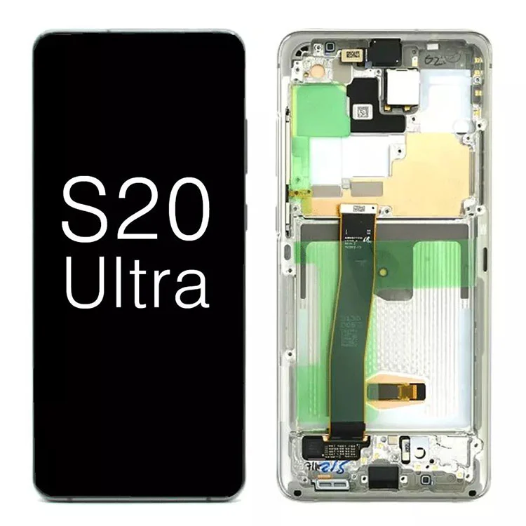 Samsung Galaxy S20 ultra G988 5G OLED Display LCD ukipen-pantailaren ordezkapena