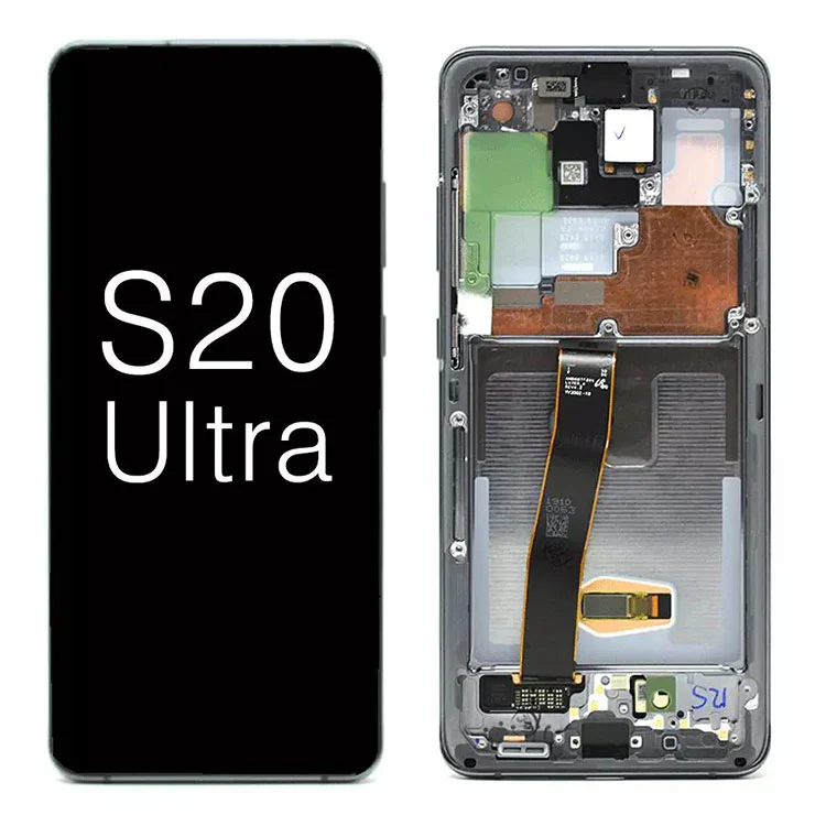 Samsung Galaxy S20 ultra G988 5G OLED Display LCD ukipen-pantailaren ordezkapena