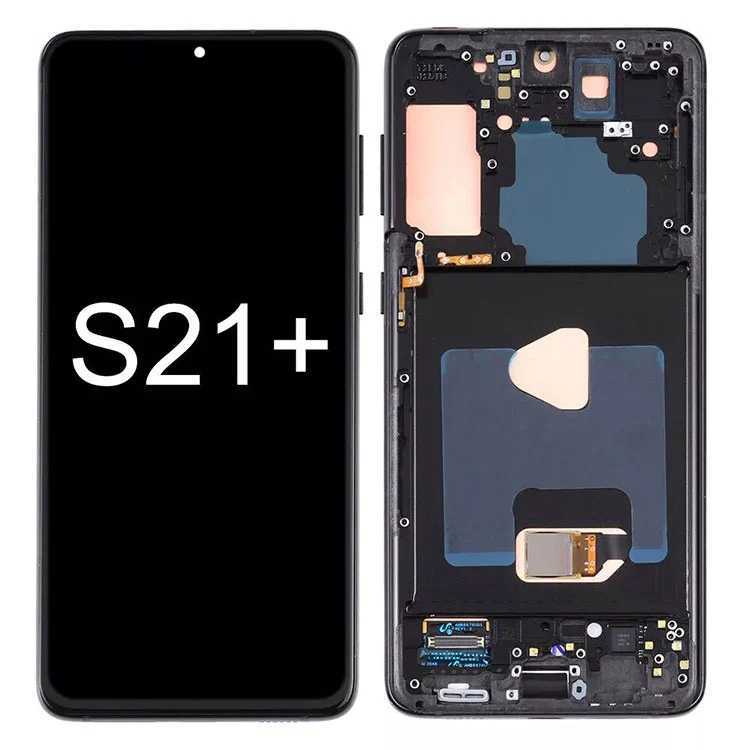 Samsung Galaxy S21 plus LCD pantailarako pantailaren muntaketa ordezkatzeko